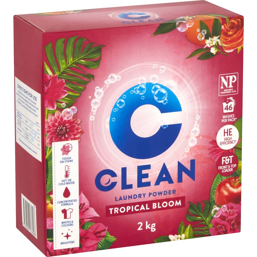 Clean Laundry Powder Tropical Bloom