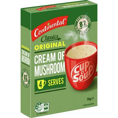 continental classics cup a soup original cream of mushroom soup
