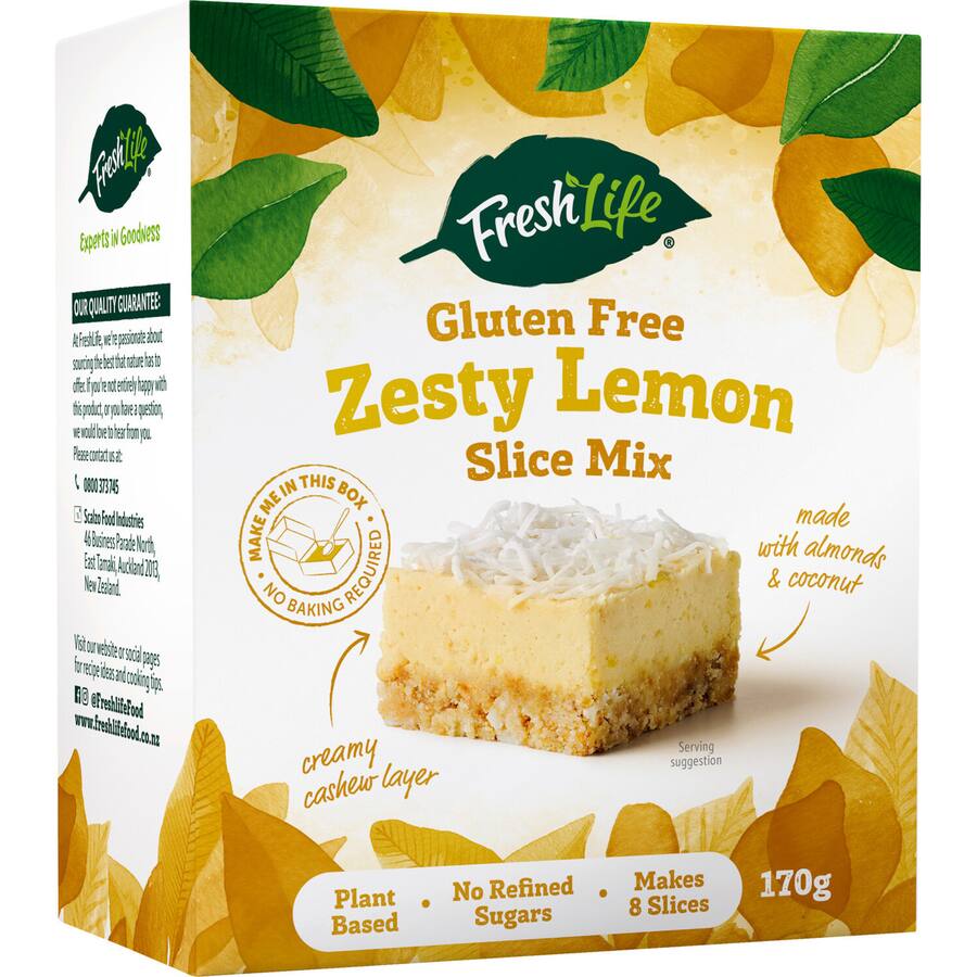 Freshlife Slice Mix Zesty Lemon Gluten Free