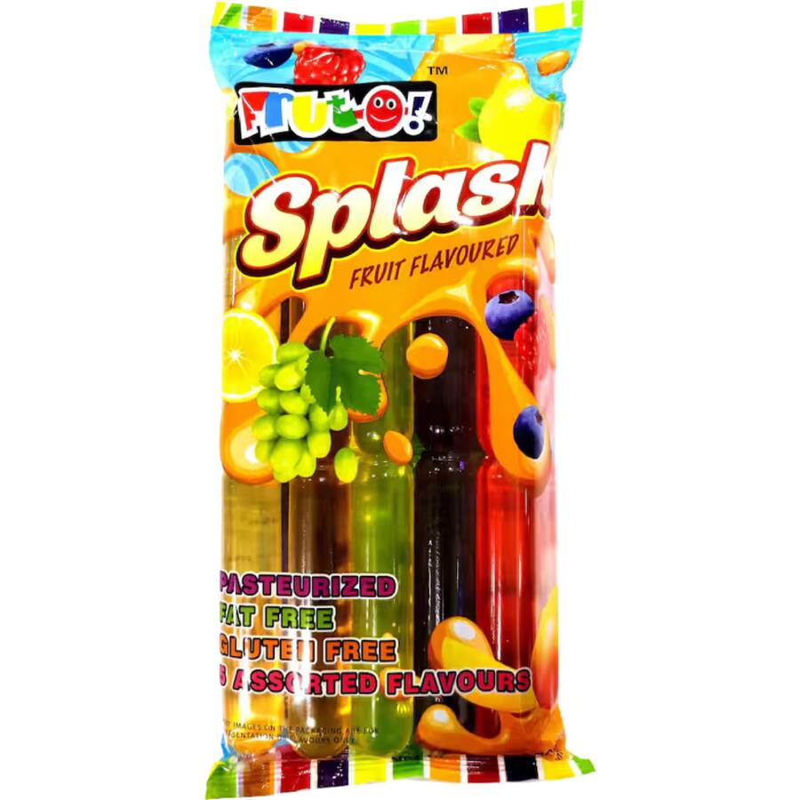 Frut O Splash Ice Pops Fruit Flavoured