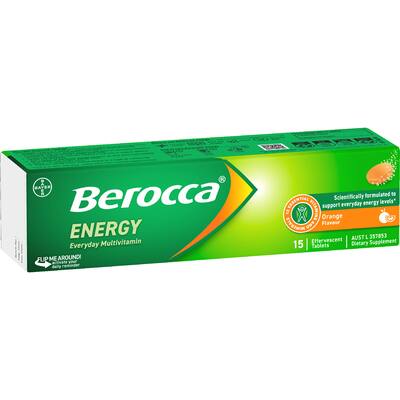 berocca performance effervescent energy vitamin c orange