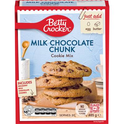betty crocker cookie mix chocolate chunk