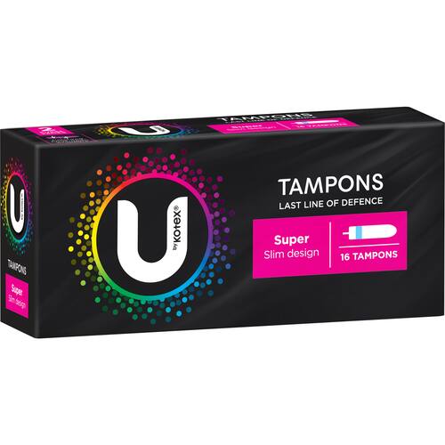U By Kotex Tampons Super