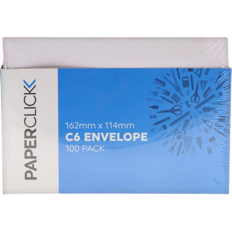 Essentials Envelopes Peel & Seal C6