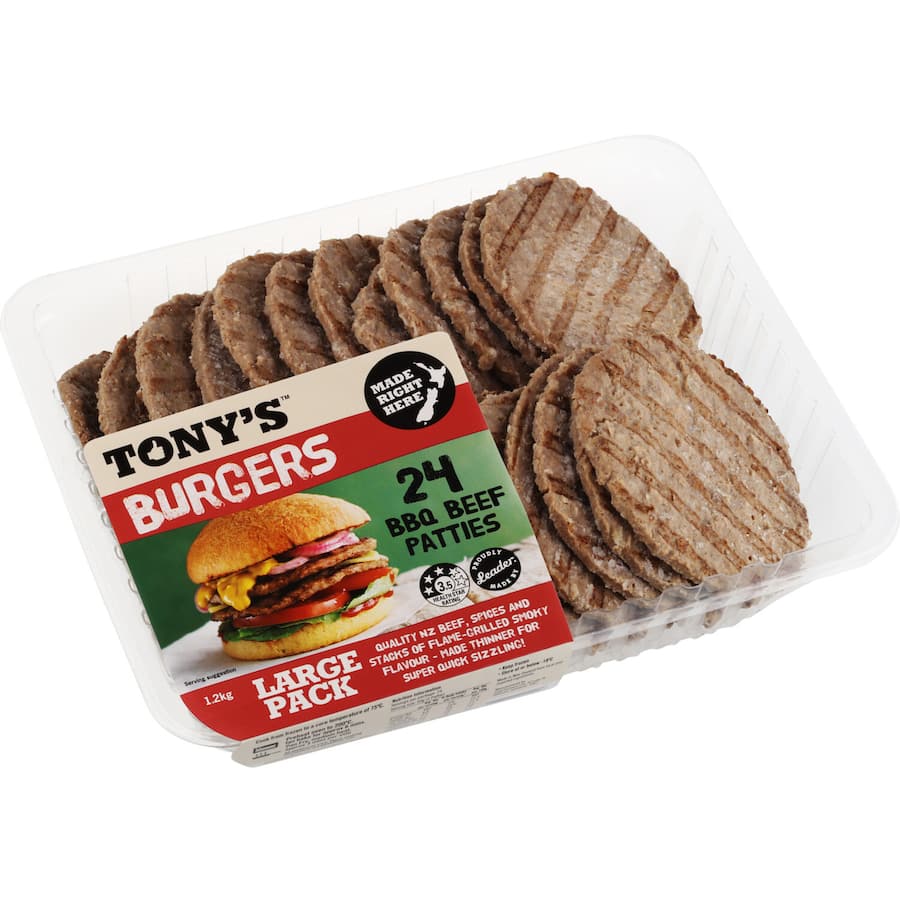 Tony's Bbq Burger Patties