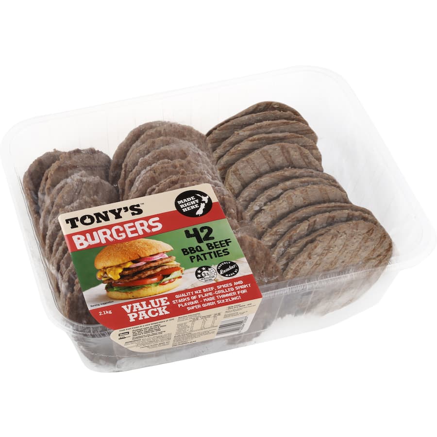 Tony's Bbq Burger Patties