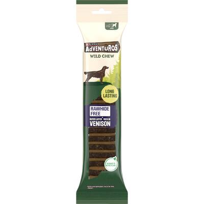 adventuros dog treats wild chew large venison