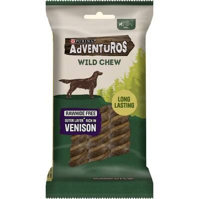 adventuros dog treats wild chew small venison