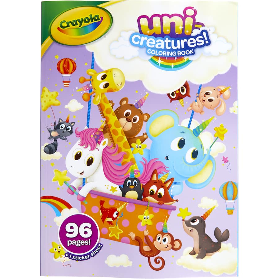 Crayola Coloring Book Uni-Creatures 96Pg