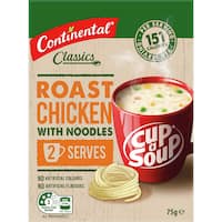 Continental Cup A Soup Instant Soup Hearty Roast Chicken 75g