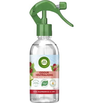 air wick odour neutralising air spray cool raspberries & lime