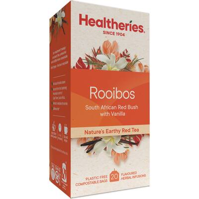 healtheries herbal tea rooibos vanilla