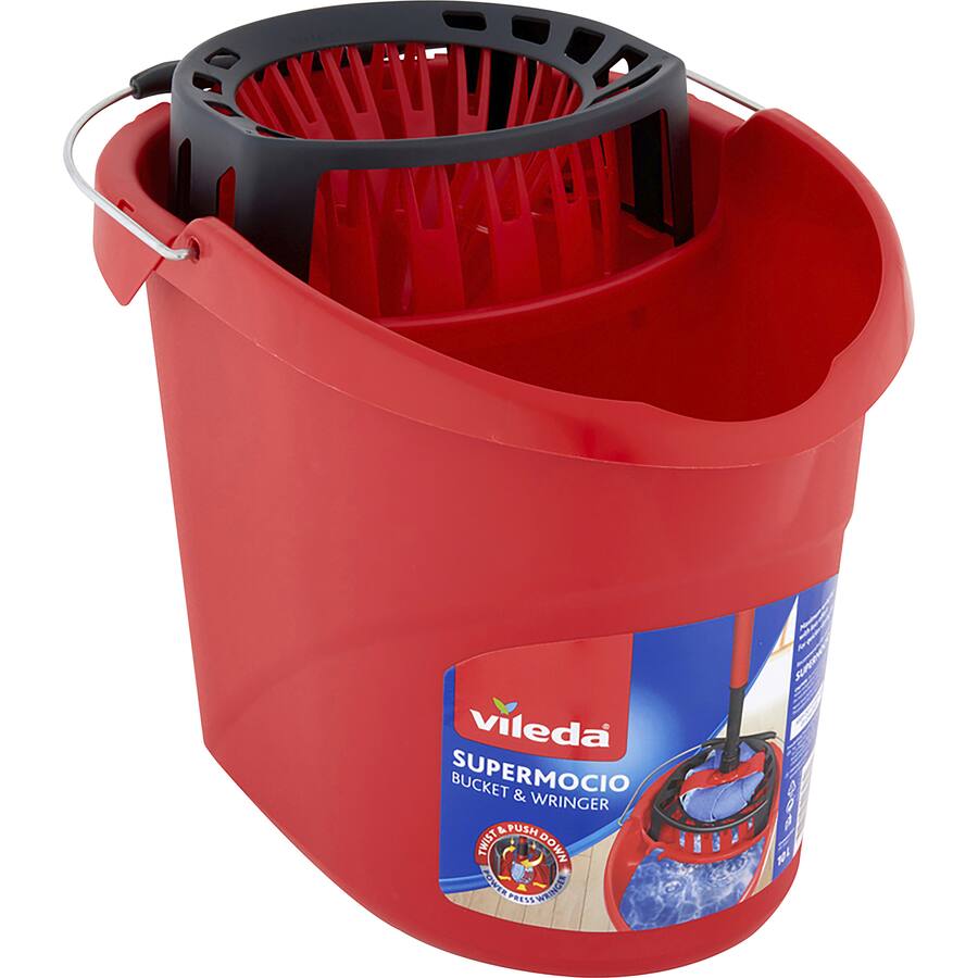 Vileda Supermocio Power Press Bucket & Wringer