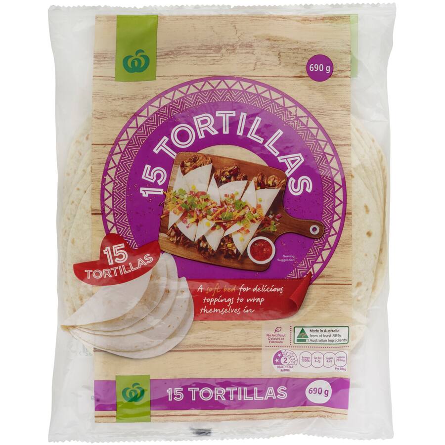 Woolworths Burrito Tortillas