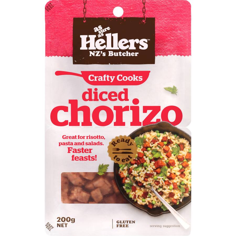 Hellers Crafty Cooks Diced Chorizo