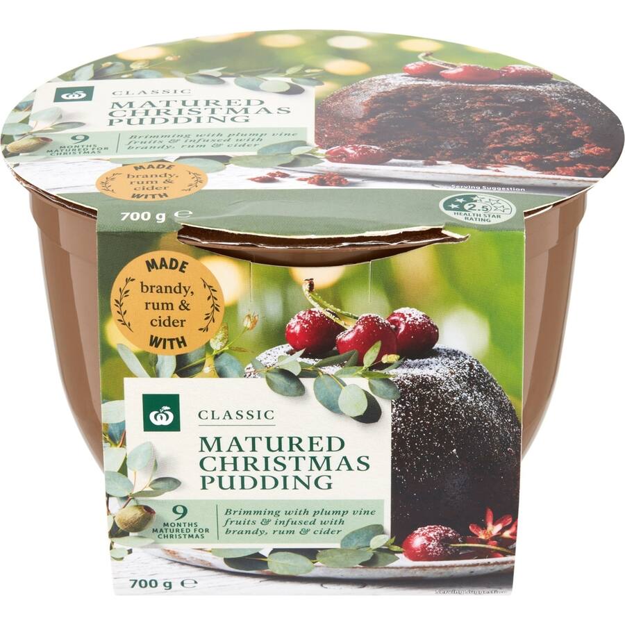Woolworths Christmas Pudding Matured