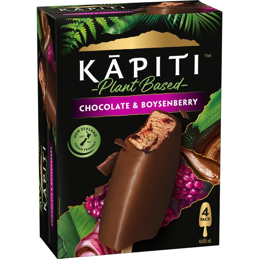 Kapiti Plant Based Frozen Dessert Chocolate & Boysenberry