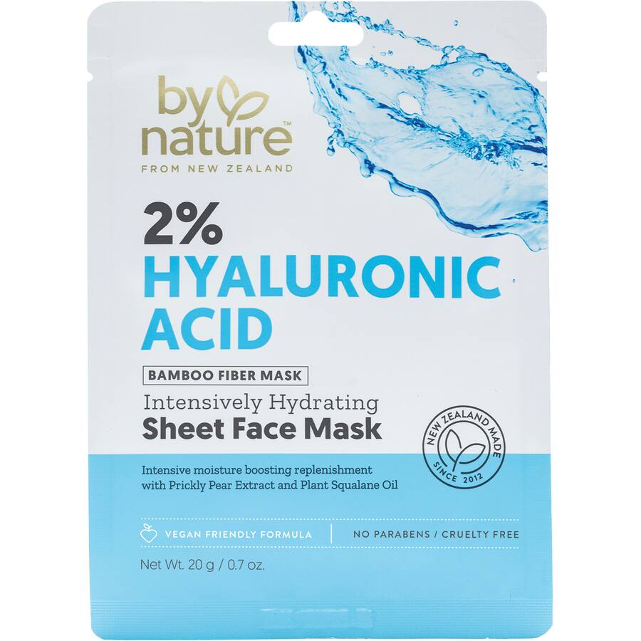 By Nature Face Mask 2% Hyaluronic Acid