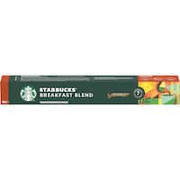 starbucks by nespresso coffee pods breakfast blend (56g)