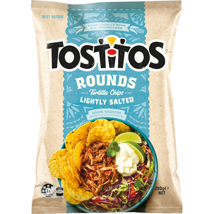 Tostitos Rounds Corn Chips Lightly Salted
