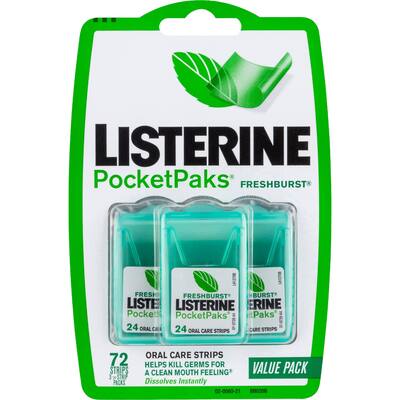 listerine freshburst breath freshener pocket packs