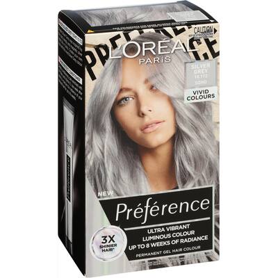 loreal preference hair colour silver grey 10.112 soho