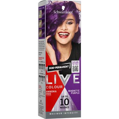 live colour ultra brights hair colour magnetic purple