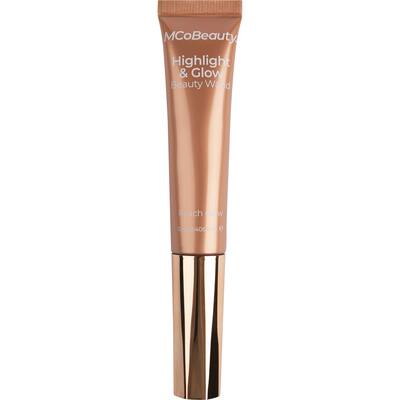 mcobeauty highlight & glow beauty wand peach glow