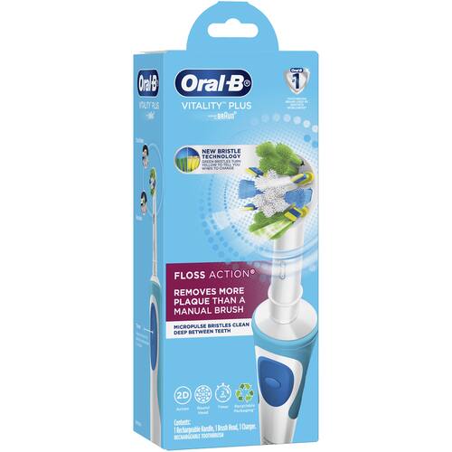Oral B Vitality Electric Toothbrush Floss Action
