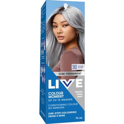 live colour pastels hair colour cool grey