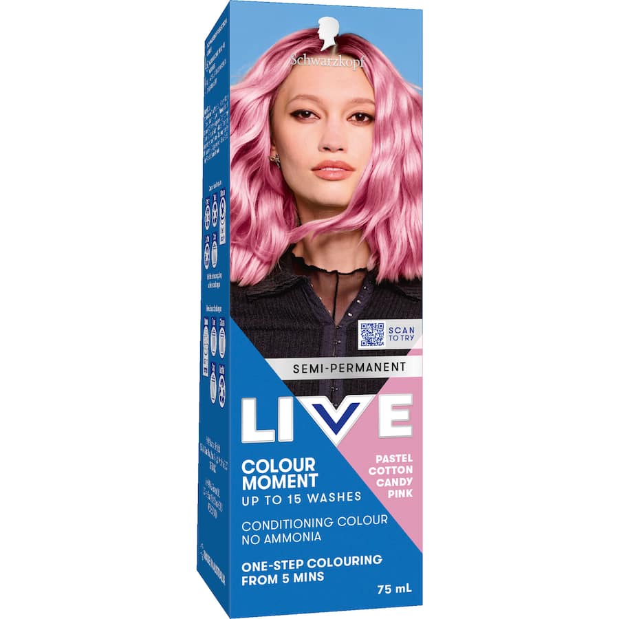 Live Colour Pastels Hair Colour Cotton Candy Pink