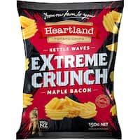 Heartland Extreme Crunch Chips Maple Bacon