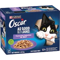oscar wet cat food favourites selection jelly