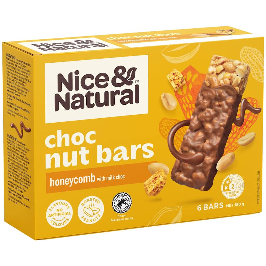 Nice & Natural Nut Bars Honeycomb