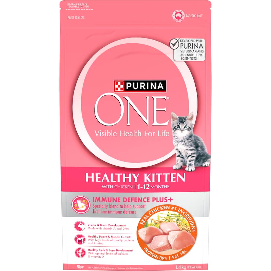 Buy Purina One Kitten Dry Cat Food Chicken online at Woolworths NZ