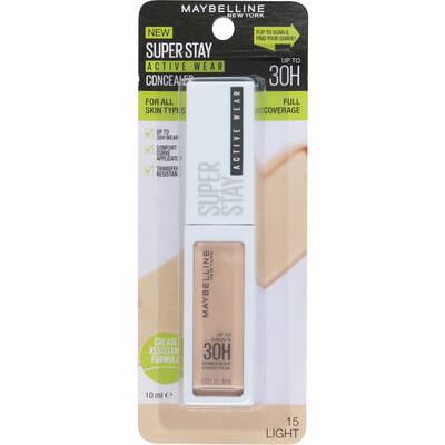 maybelline active wear concealer super stay light