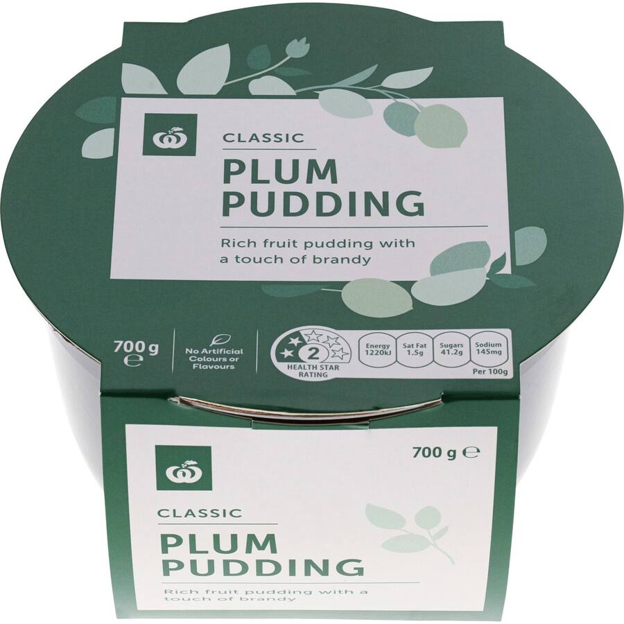 Woolworths Christmas Pudding Plum