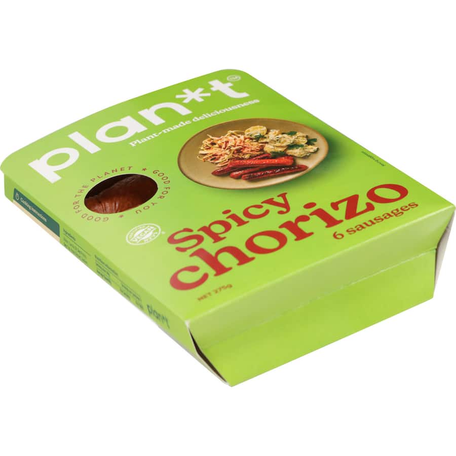 Plan*T Meat Alternative Spicy Chorizo