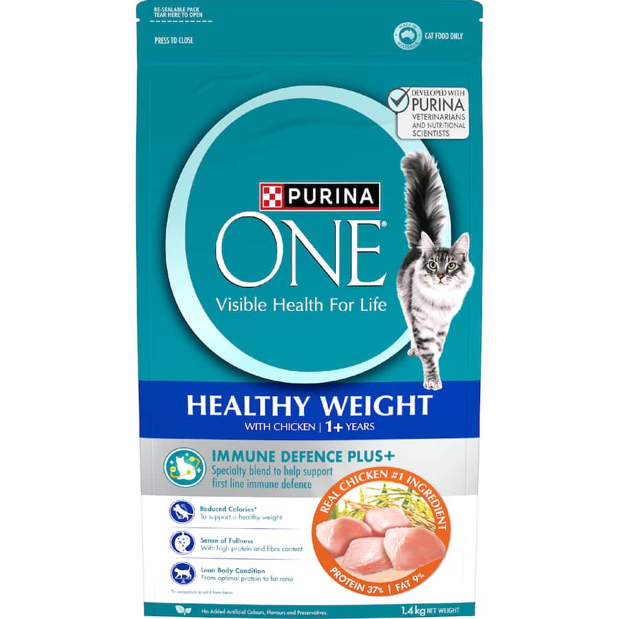 Buy Purina One Dry Cat Food Chicken Healthy Weight online at