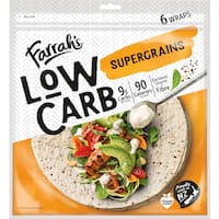 farrah's low carb wraps supergrains