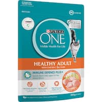 purina one healthy adult dry cat food chicken