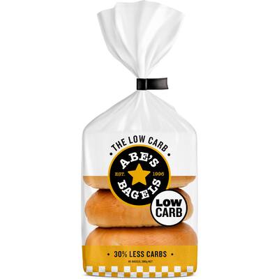 abe's bagels the low carb