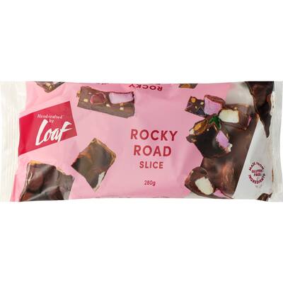 loaf slice rocky road