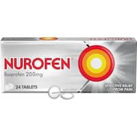 nurofen ibuprofen 200mg pain & inflammation relief tablets (24pk)