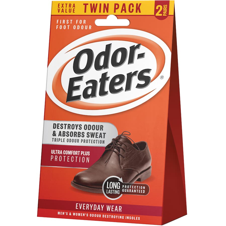 Odor Eaters Insoles Everyday Wear Twin Pack