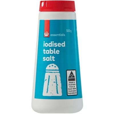 essentials salt iodised