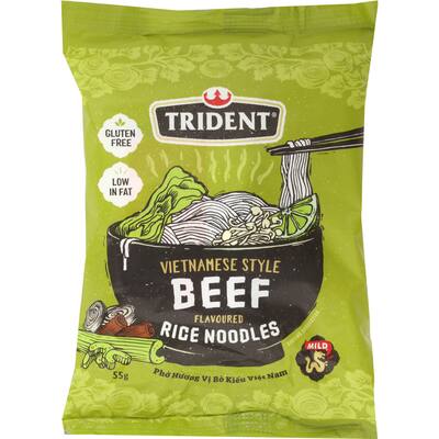 trident rice noodles vietnamese style beef flavour