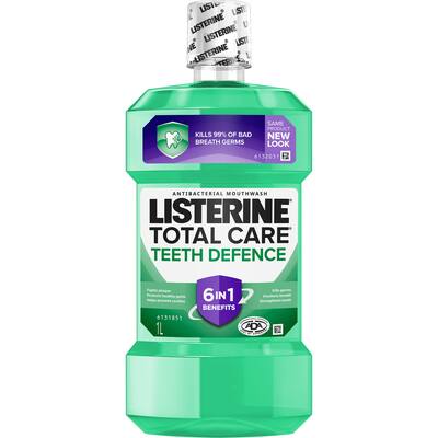listerine mouth wash teeth defence
