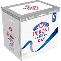 peroni nastro azzurro beer lager non alcoholic Bottles