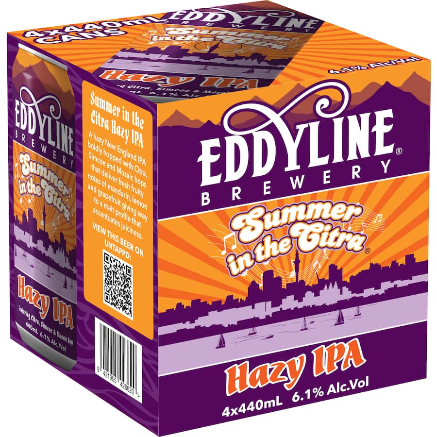 Eddyline Brewery Craft Beer Hazy Ipa